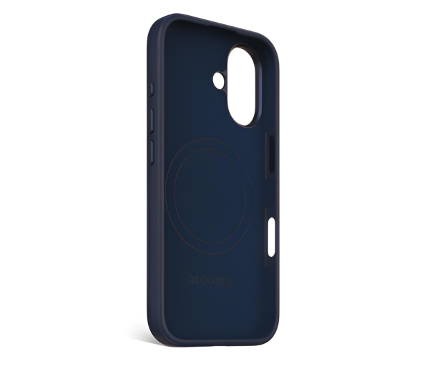 Decoded AntiMicrobial Silicone Backcover iPhone16 MagSafe blue print - 1284341 - zdjęcie 3